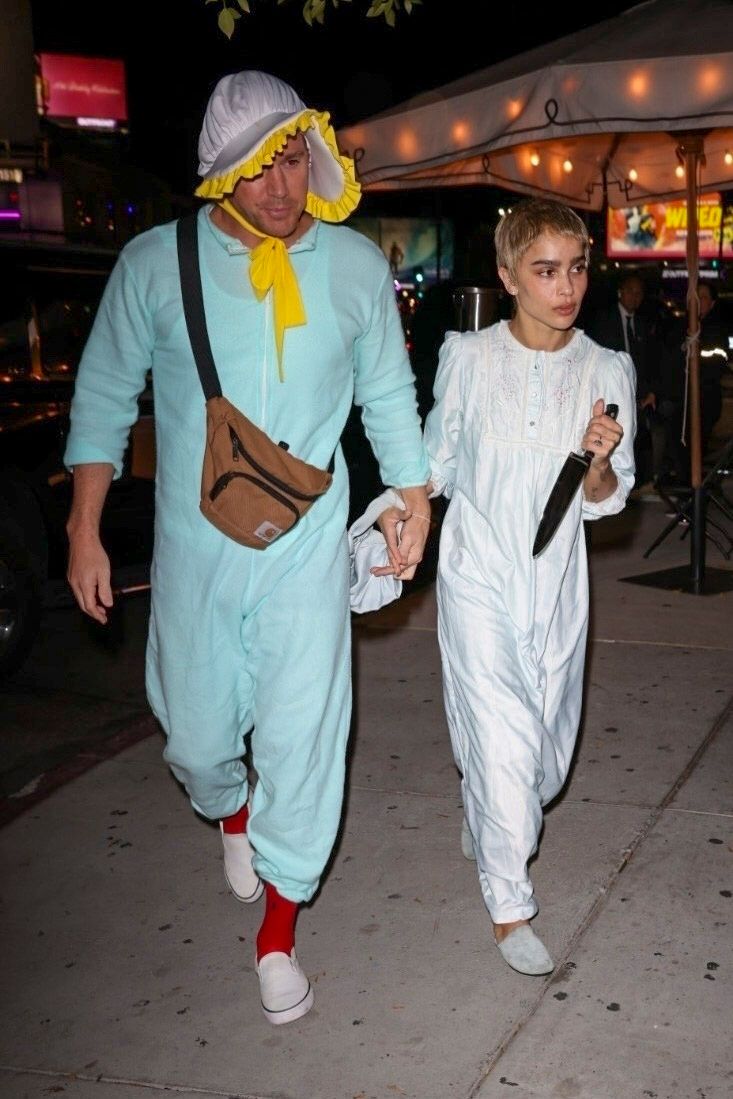 Channing Tatum y Zoë Kravitz Attend en la fiesta de Halloween de Kendall Jenner.