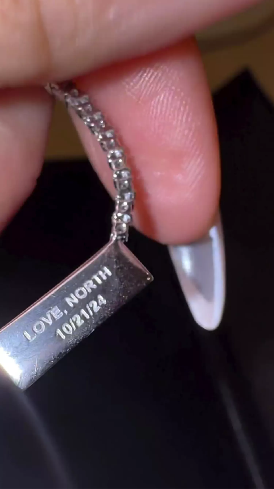 North West regalo Kim Kardashian