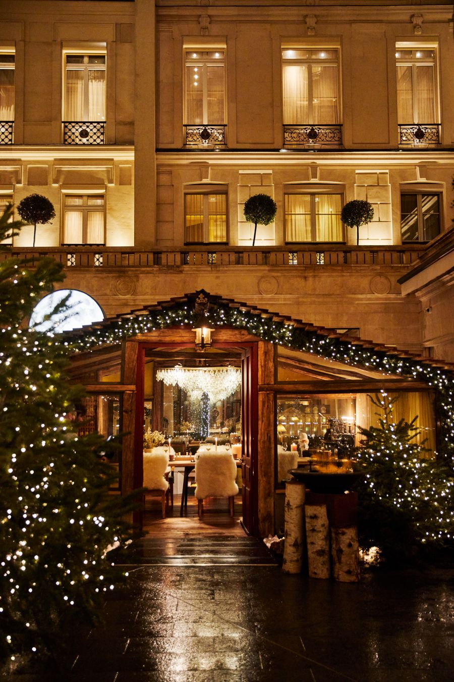 chalet du park hyatt paris navidad