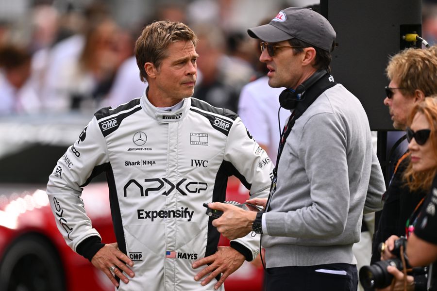 Todo sobre 'F1', la peli que Brad Pitt grabó durante el GP de México 2024 (Getty Images)