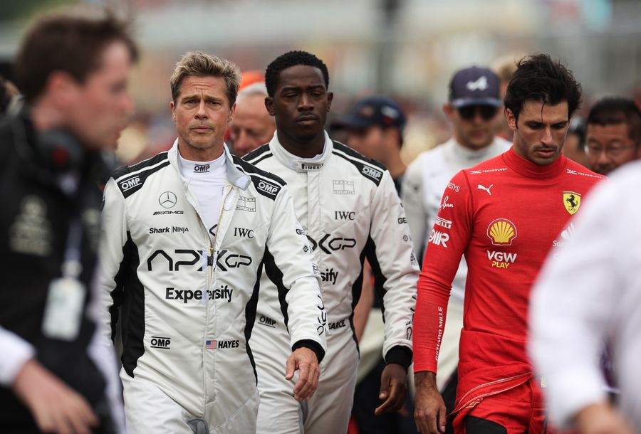 Todo sobre 'F1', la peli que Brad Pitt grabó durante el GP de México 2024 (Getty Images)