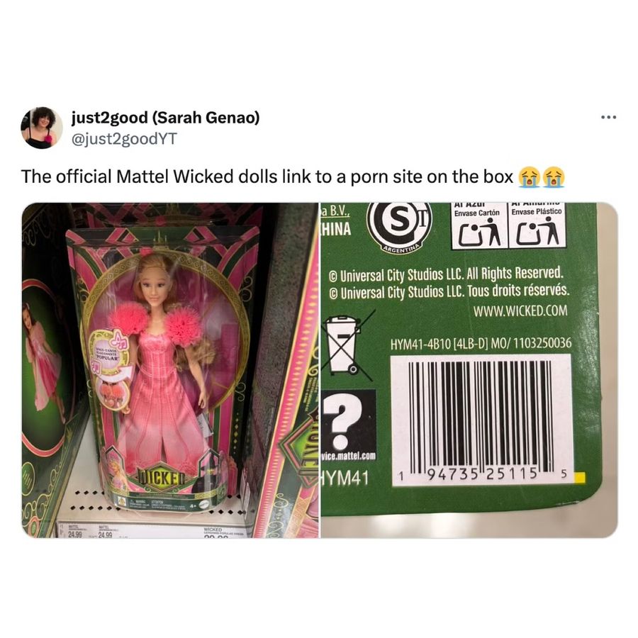 muñecas wicked mal etiquetadas