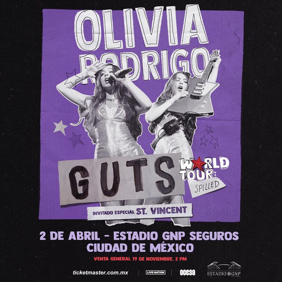 Olivia Rodrigo concierto mexico