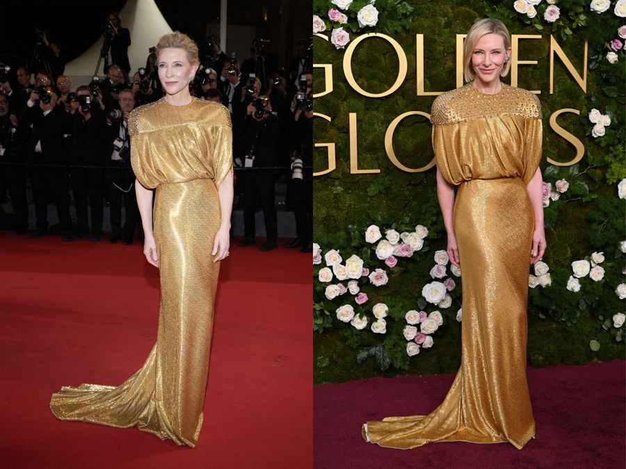 cate blanchette louis vuitton vestido repetido
