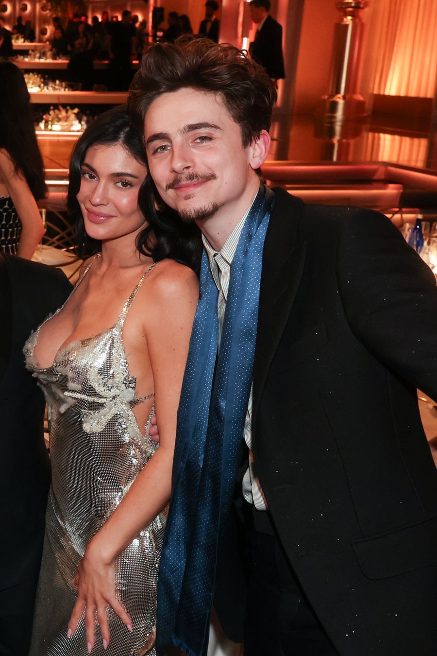 kylie jenner timothee chalamet golden globes