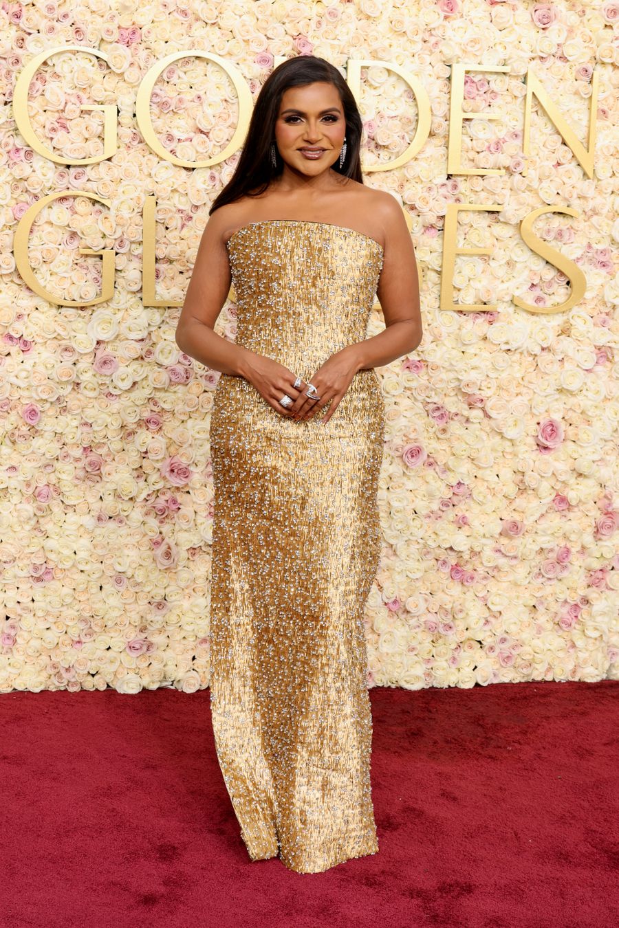 Mindy Kaling Golden Globes 