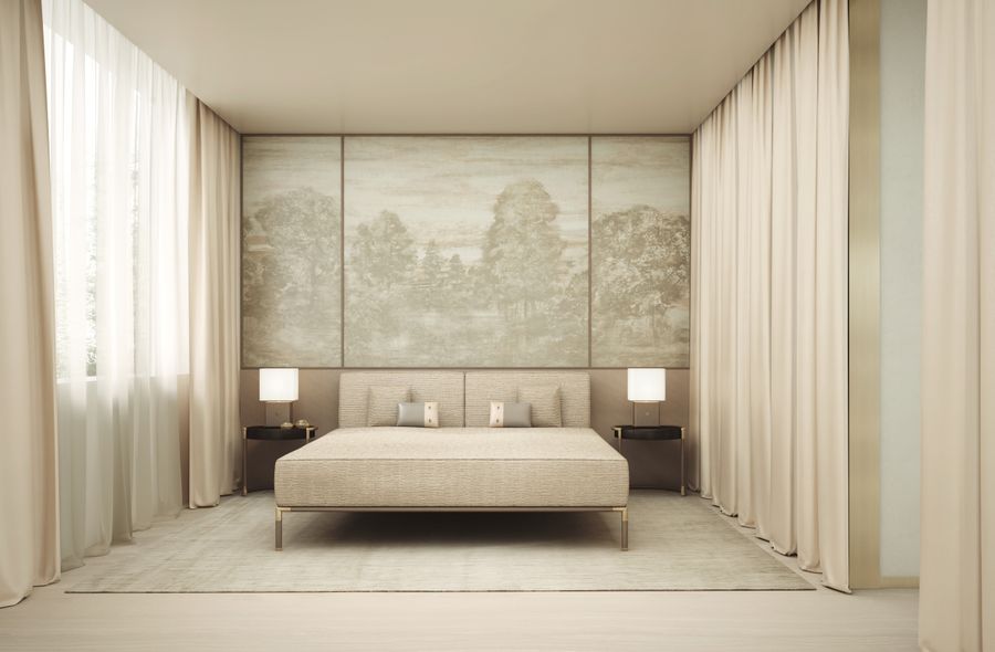 Armani Residences Masaryk cuarto interiores
