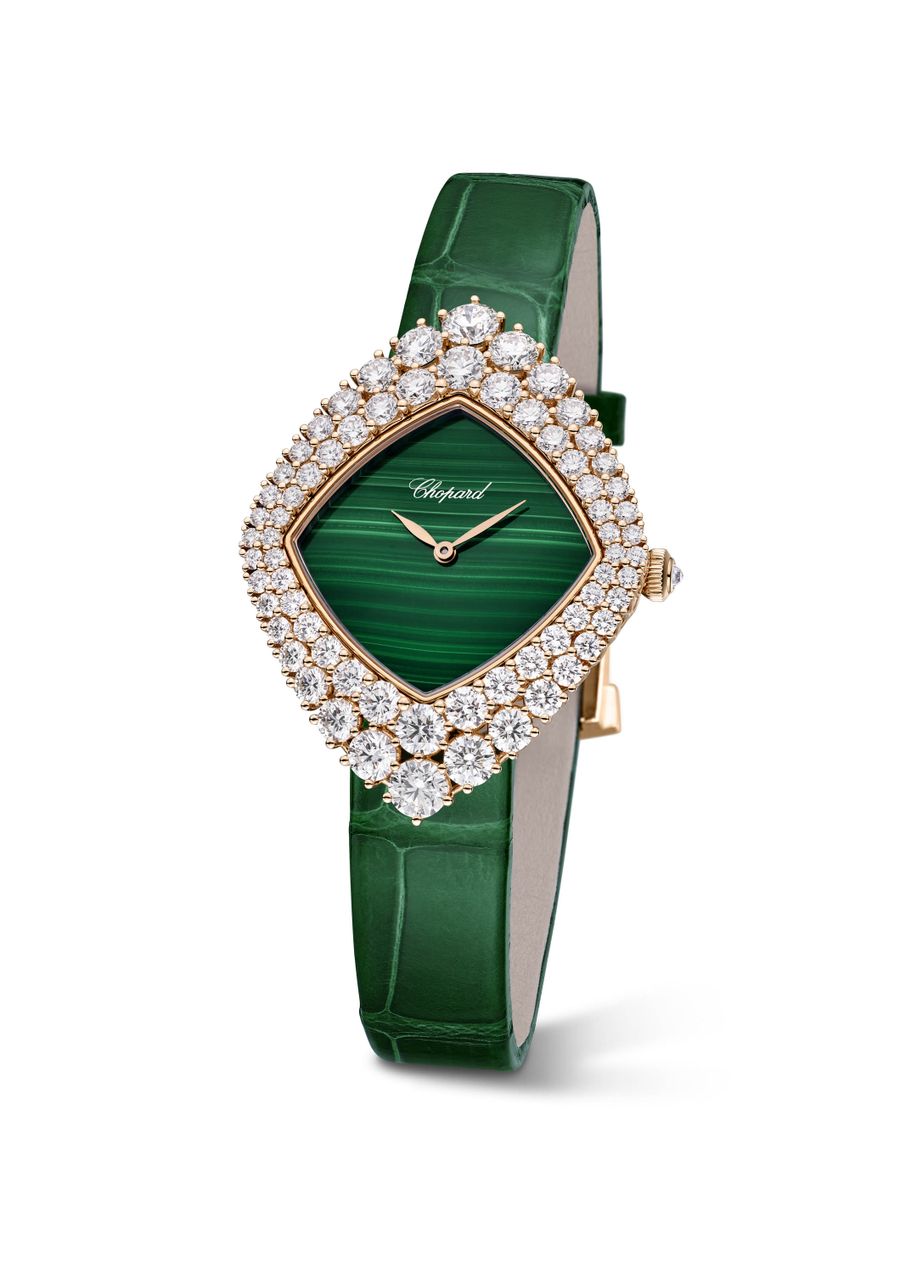 chopard oro rosa heure diamant