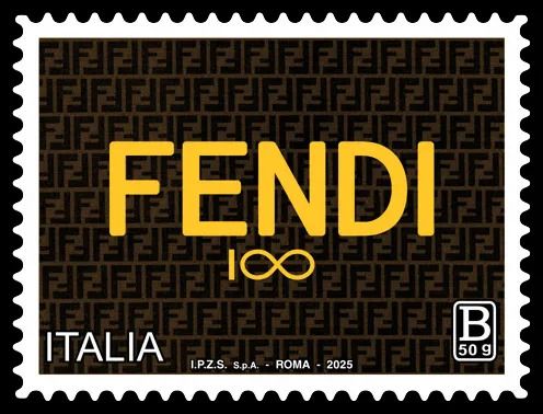 fendi estampilla postal centenario