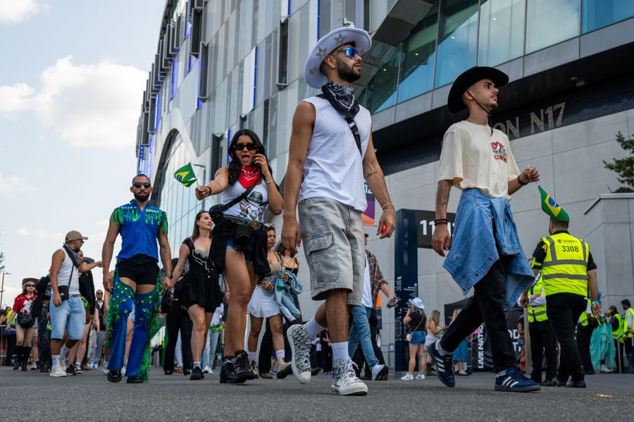 Fans Attend Beyonce's "Cowboy Carter Tour" At London's Tottenham Hotspur Stadium