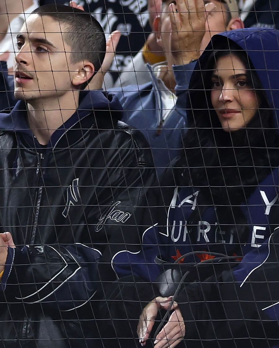 kylie-jenner-timothee-chalamet-yankees