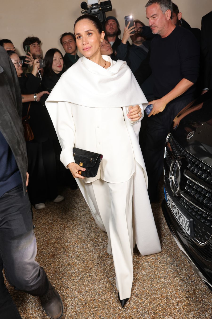 Balenciaga: Outside Arrivals - Paris Fashion Week - Womenswear Spring/Summer 2026