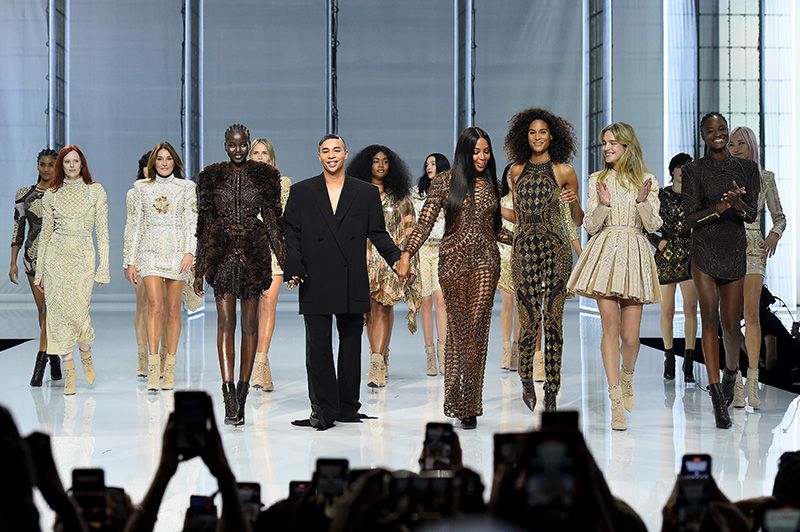 balmain 10 años olivier rousteing festival