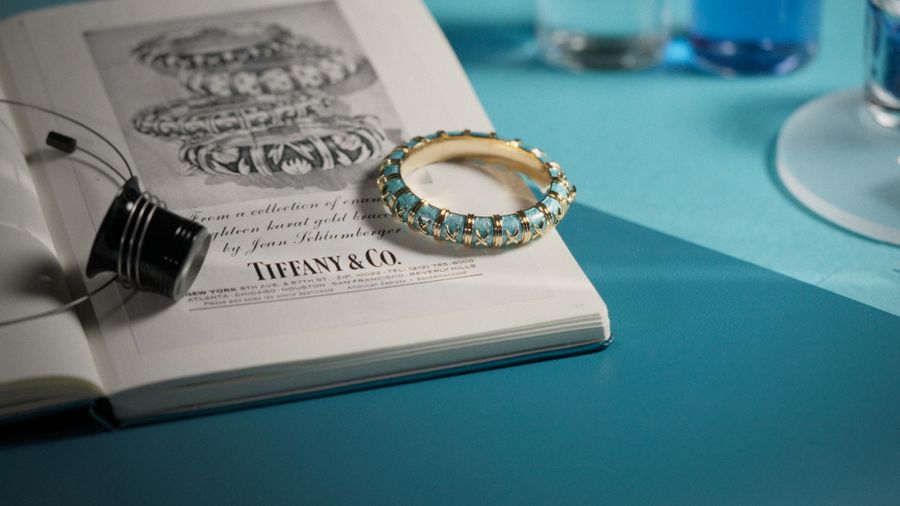 Jean Schlumberger Tiffany brazalete Paillonné Enamel