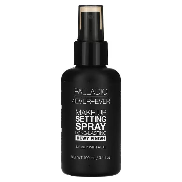 Makeup Setting Spray, Long-Lasting Dewy Finish de Palladio, 4Ever + Ever
